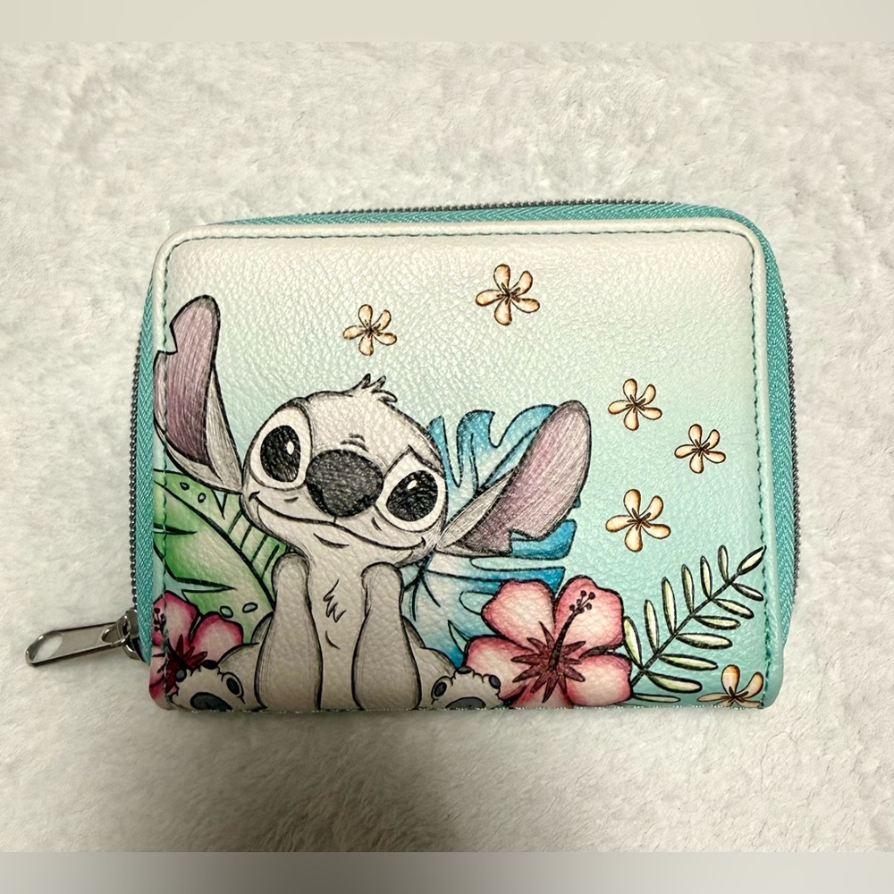 LoungeFly Stitch Floral Wallet